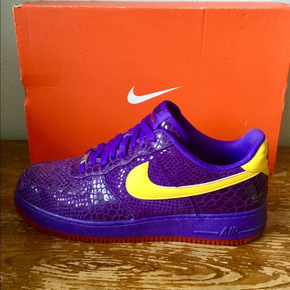 🔥🏆NEW Nike AF1 x LA Lakers Ltd Edition Kobe🏆🔥 - Picture 3 of 8